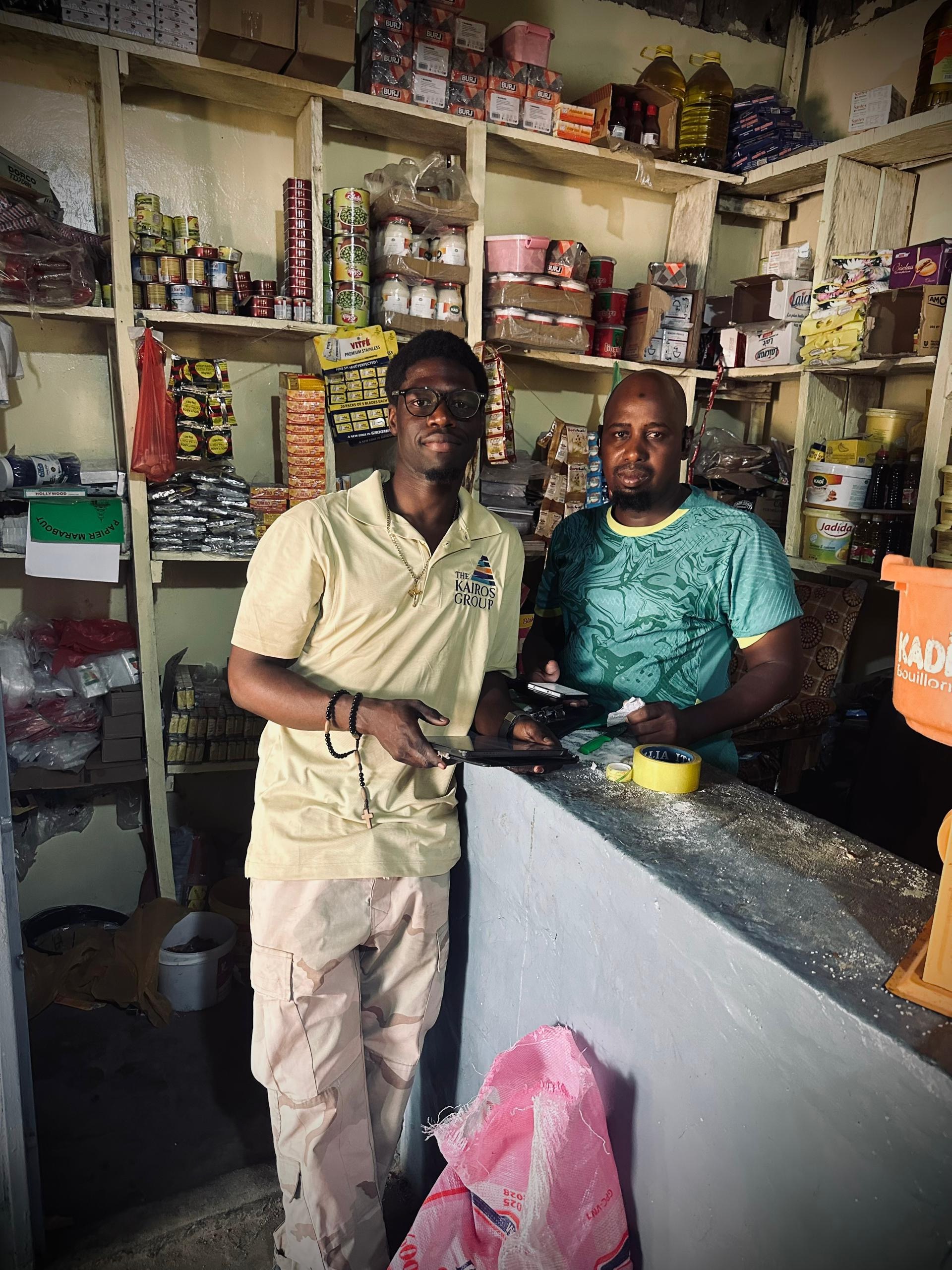 Kairos field engagement with a market shopkeeper